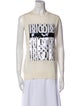 Christian Dior Wool Graphic Print Top