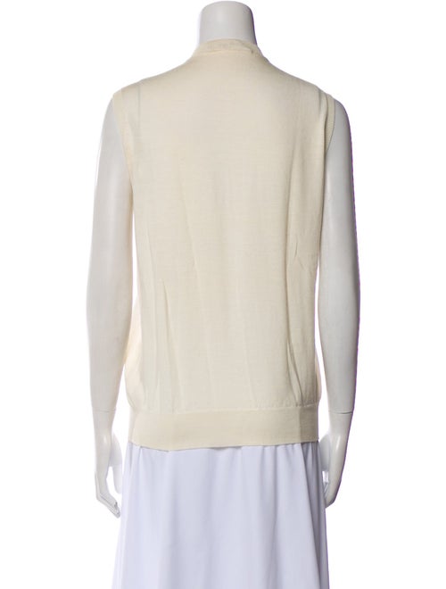 Christian Dior Wool Graphic Print Top