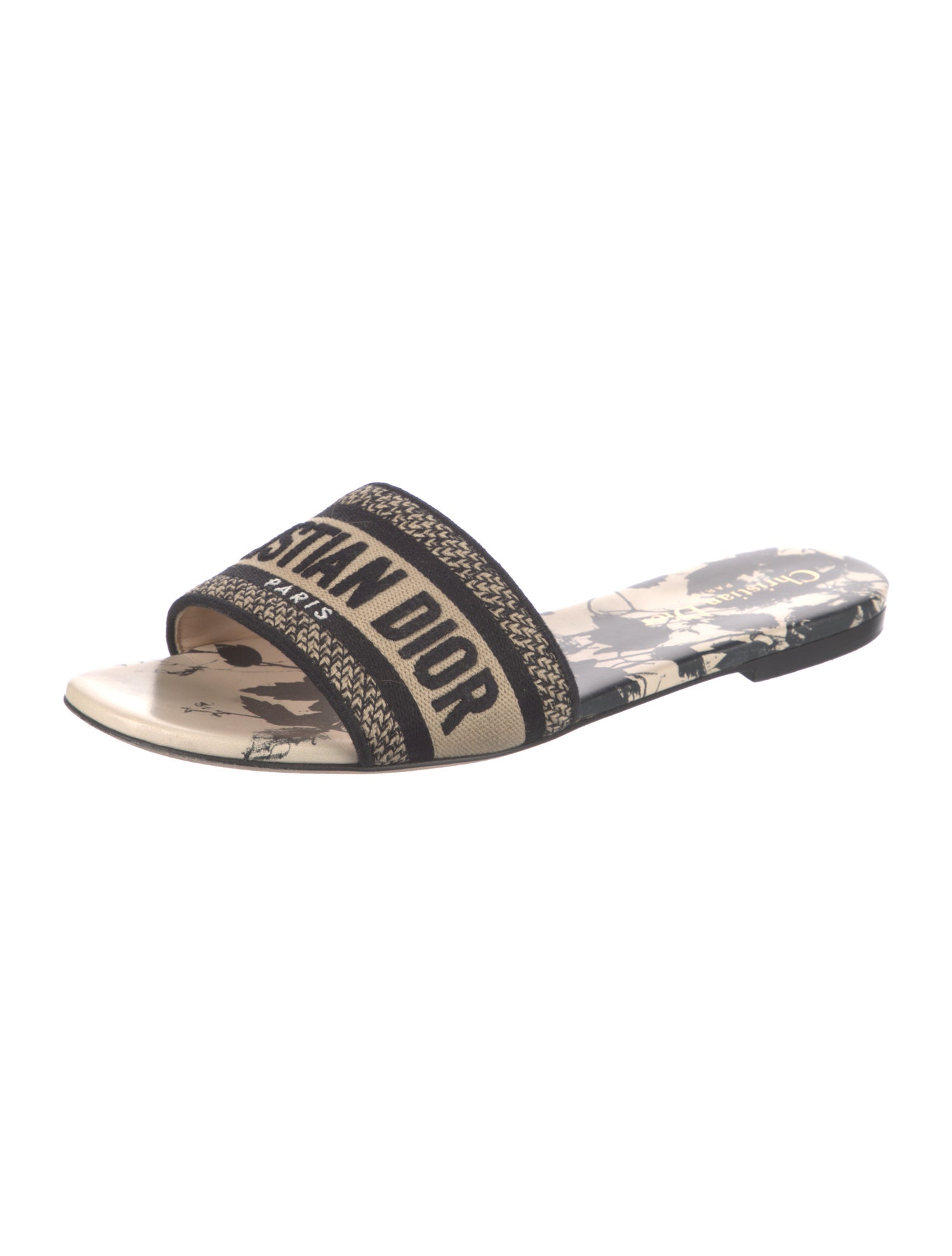 Christian Dior Dway Printed Slides