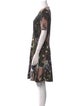 Christian Dior Printed Knee-Length Dress