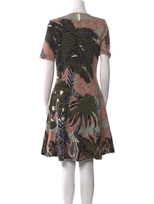 Christian Dior Printed Knee-Length Dress