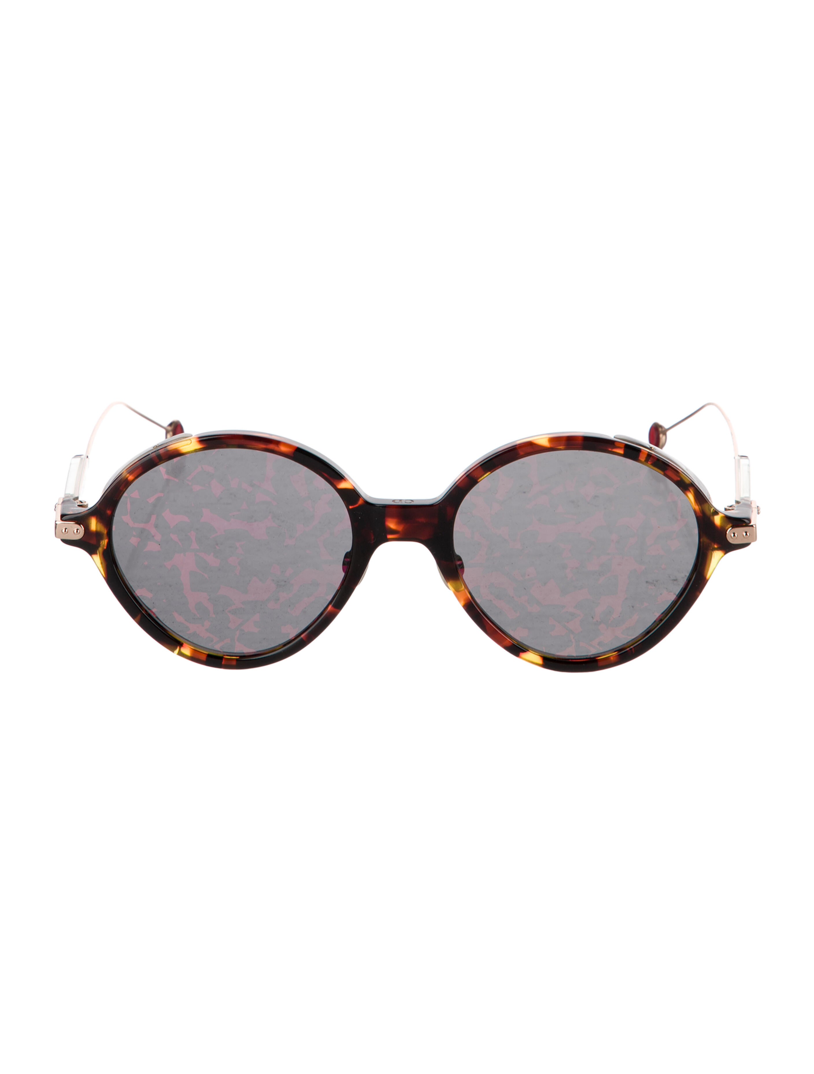 Christian Dior Round Tinted Sunglasses