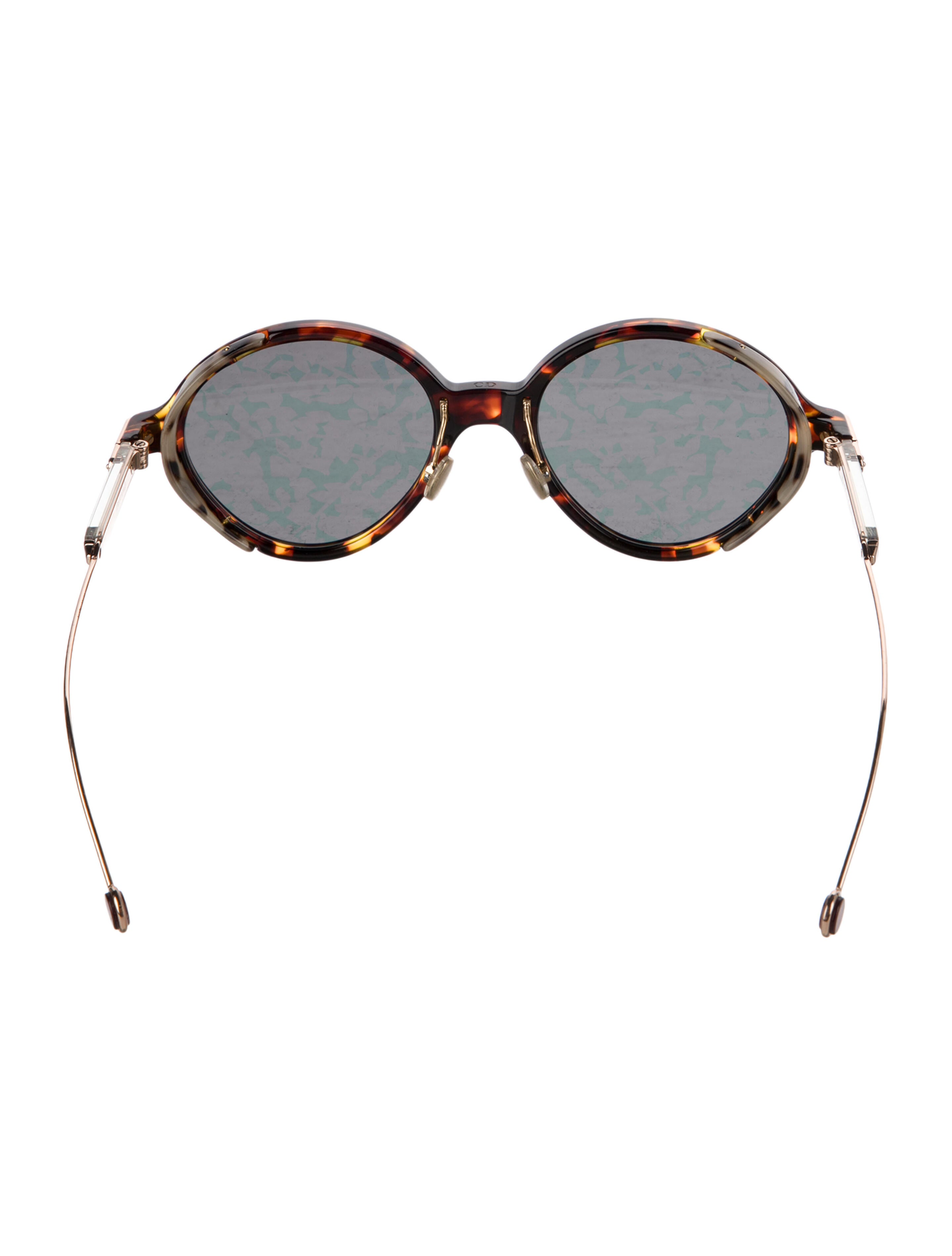 Christian Dior Round Tinted Sunglasses