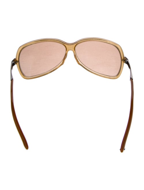 Christian Dior Cannage Pattern Oversize Sunglasses