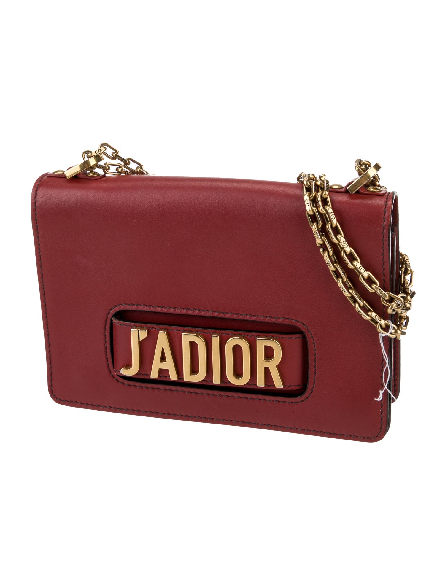 Christian Dior Vegan Leather Shoulder Bag - Red Shoulder Bags