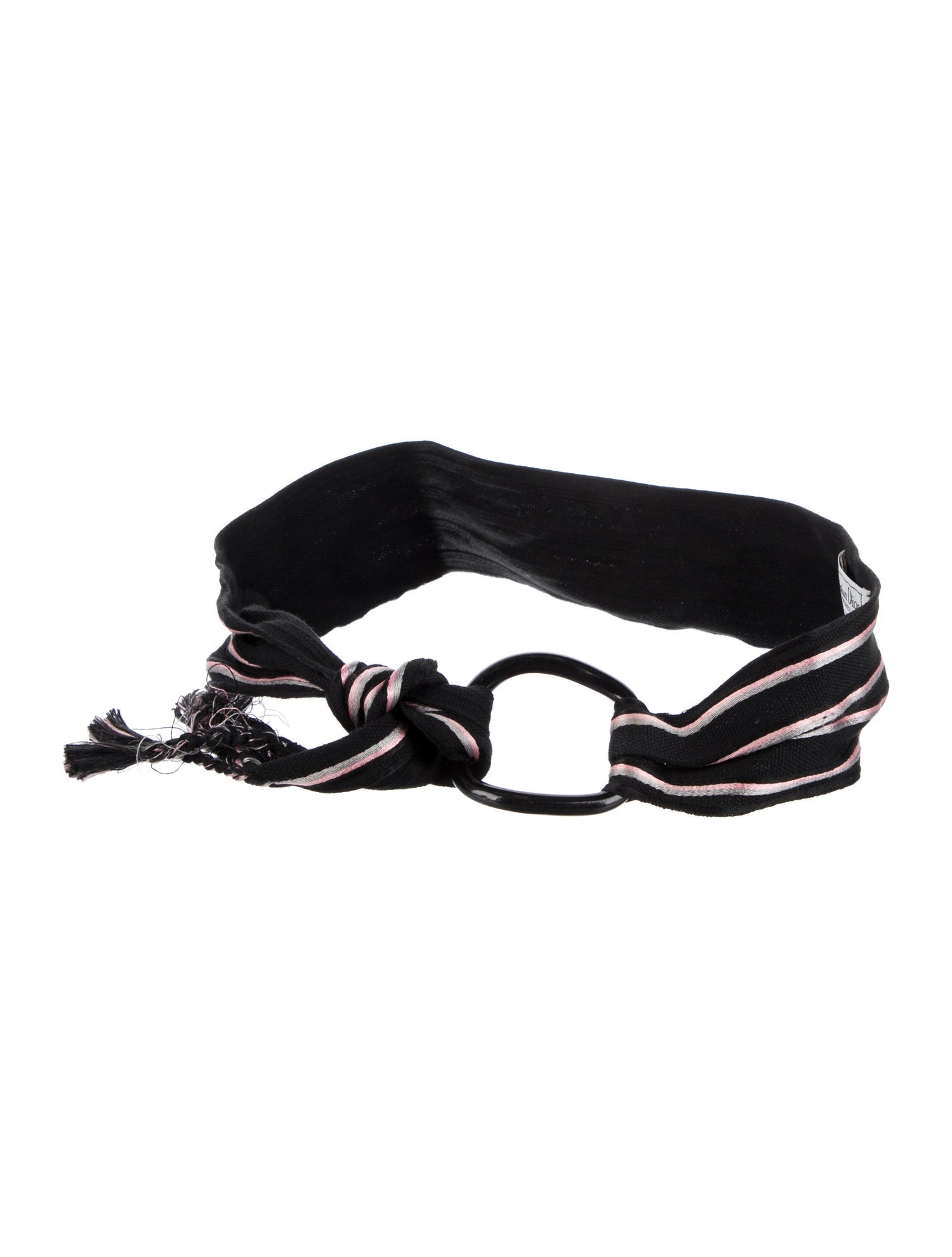 Christian Dior Wide Canvas Waist Belt