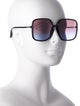 Christian Dior Oversize Gradient Sunglasses