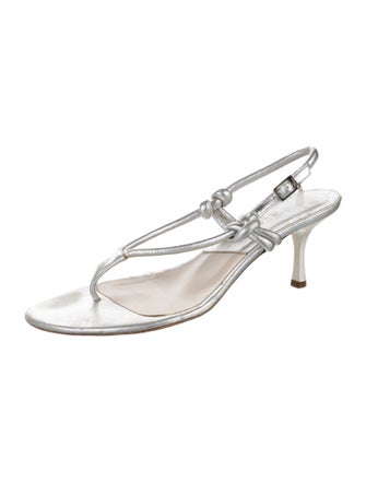 Christian Dior Leather Slingback Sandals