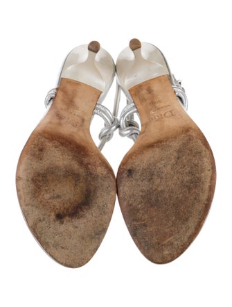 Christian Dior Leather Slingback Sandals