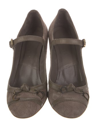 Christian Dior Suede Bow Accents Pumps