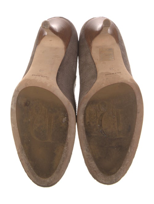 Christian Dior Suede Bow Accents Pumps