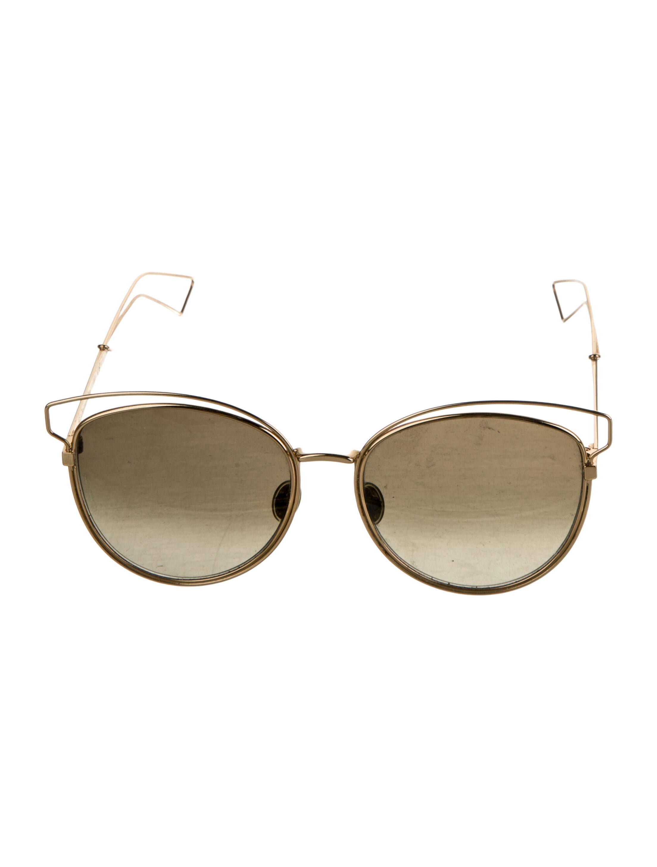 Christian Dior Round Gradient Sunglasses