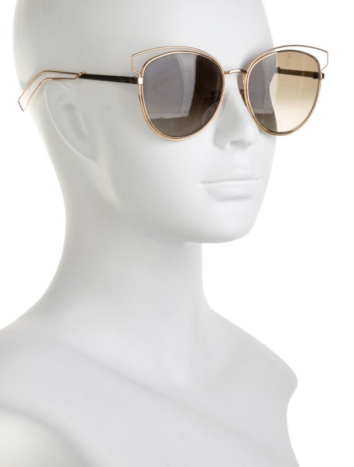 Christian Dior Round Gradient Sunglasses