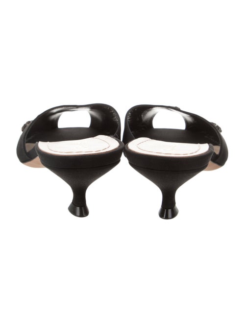 Christian Dior Satin Printed Slides