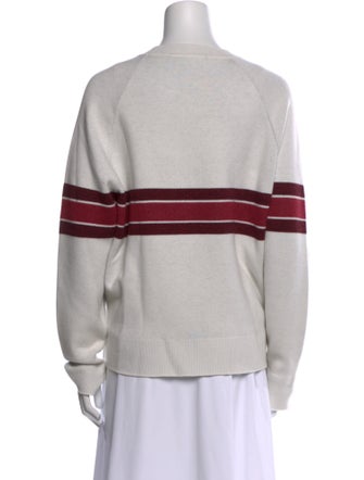 Christian Dior Cashmere Graphic Print Sweater