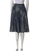 Christian Dior Silk Knee-Length Skirt
