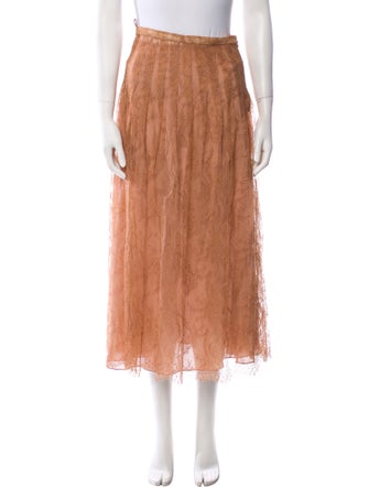 Christian Dior Lace Midi Length Skirt