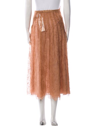 Christian Dior Lace Midi Length Skirt