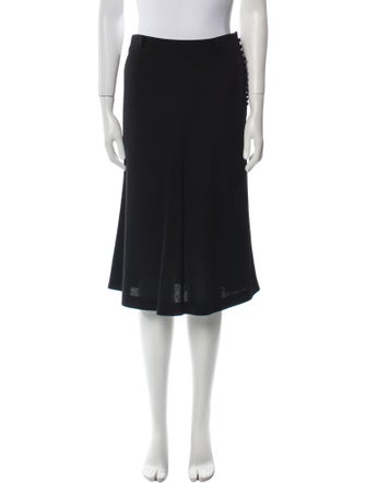 Christian Dior Wool Knee-Length Skirt