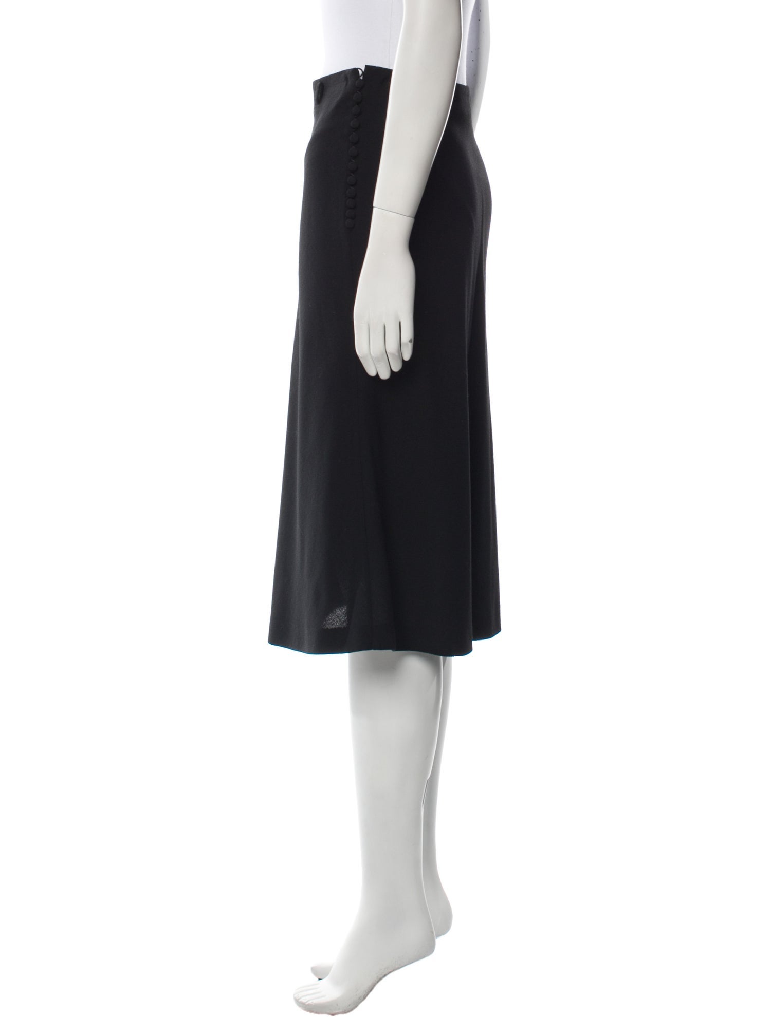 Christian Dior Wool Knee-Length Skirt