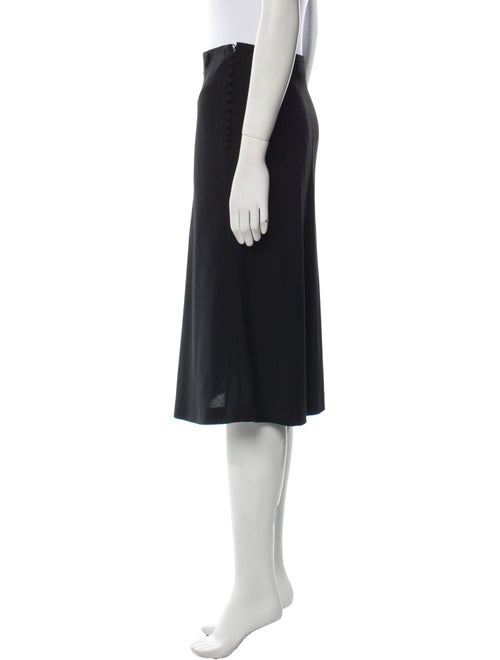 Christian Dior Wool Knee-Length Skirt