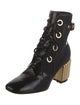 Christian Dior Patent Leather Combat Boots