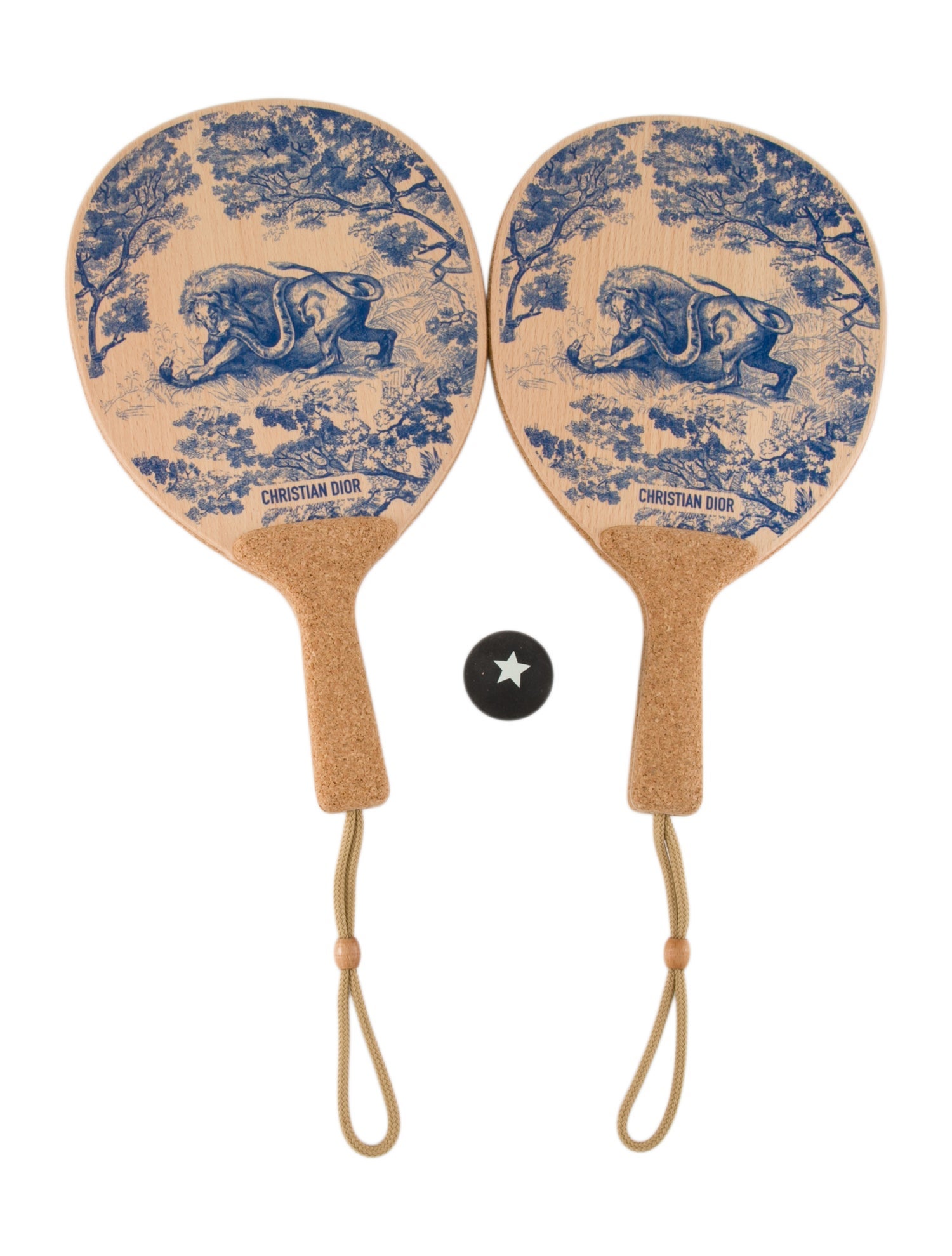 Christian Dior Pair of Dioriviera Beach Rackets