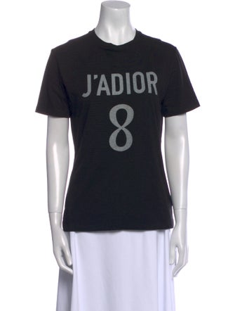 Christian Dior Graphic Print Crew Neck T-Shirt