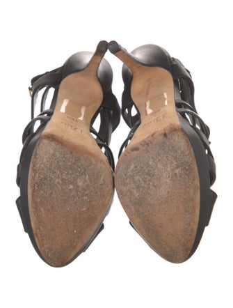 Christian Dior Leather Slingback Sandals