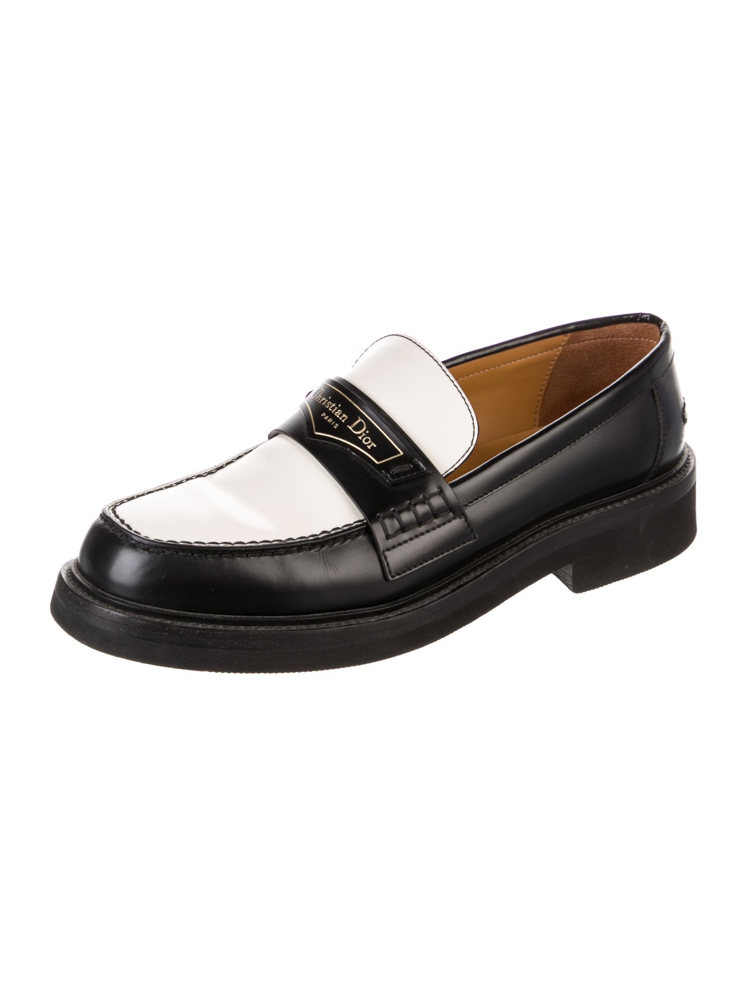 Christian Dior Leather Loafers