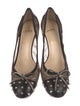 Christian Dior Leather Bow Accents Pumps