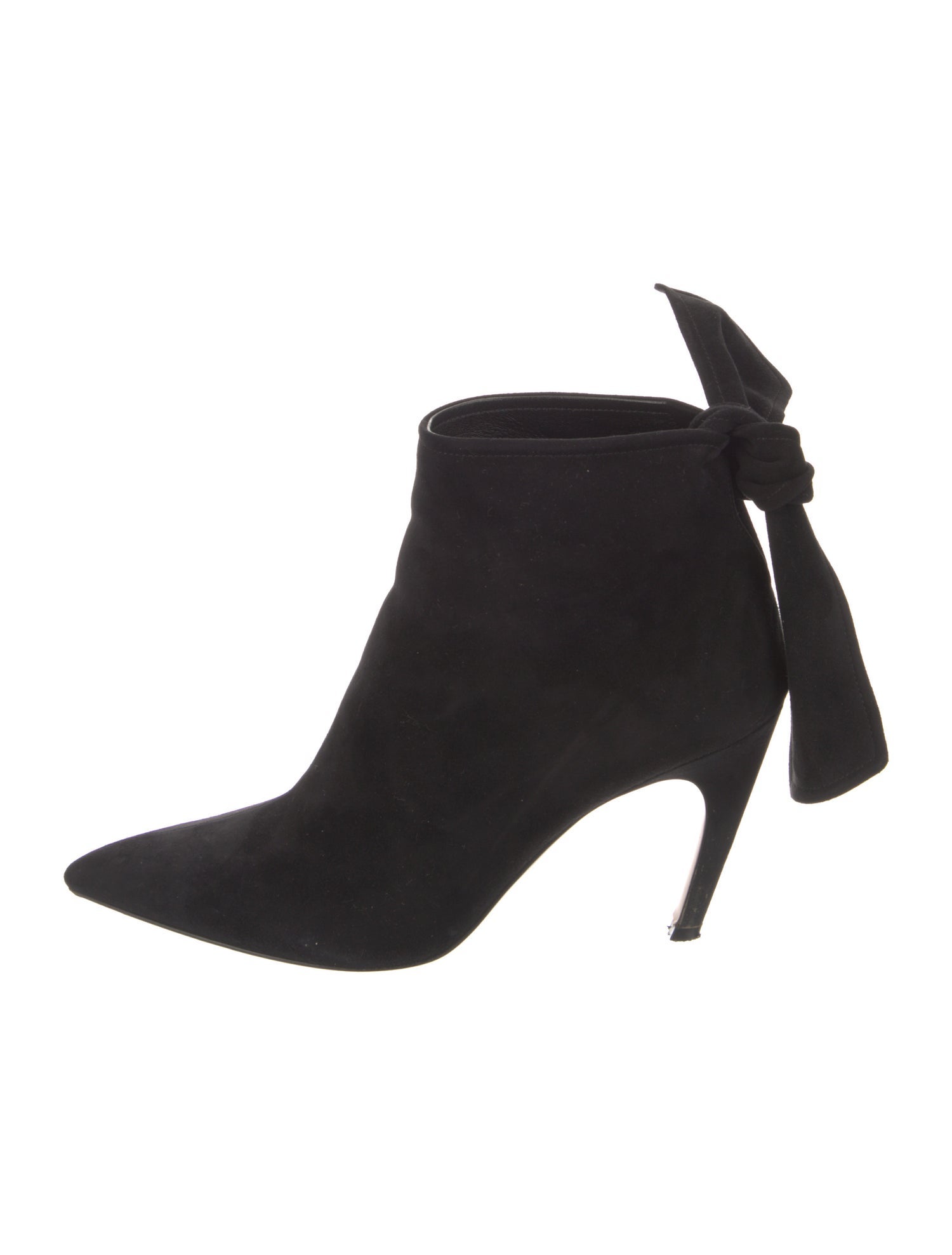Christian Dior Suede Keyhole Accent Boots