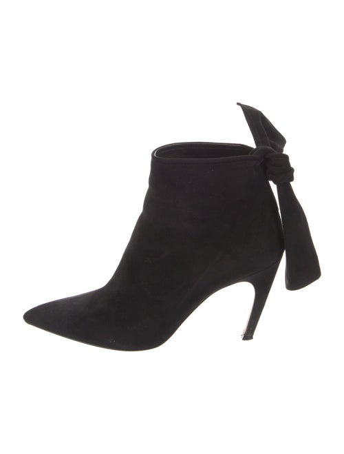 Christian Dior Suede Keyhole Accent Boots