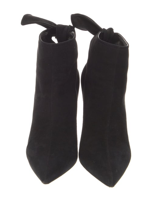 Christian Dior Suede Keyhole Accent Boots