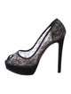 Christian Dior Lace Lace Pattern Pumps