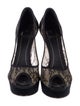 Christian Dior Lace Lace Pattern Pumps