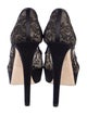 Christian Dior Lace Lace Pattern Pumps