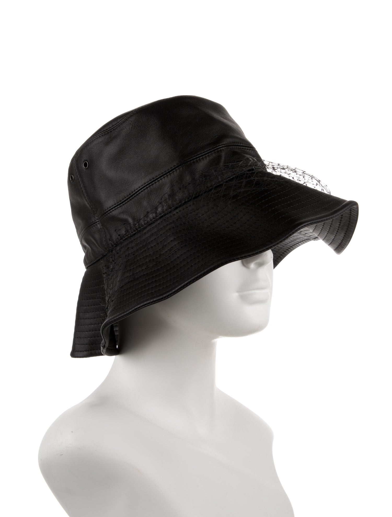 Christian Dior Leather Bucket Hat
