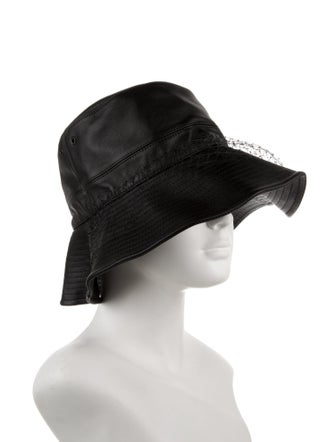 Christian Dior Leather Bucket Hat