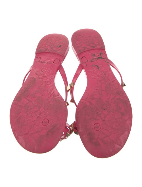 Christian Dior Rubber Bow Accents Slides