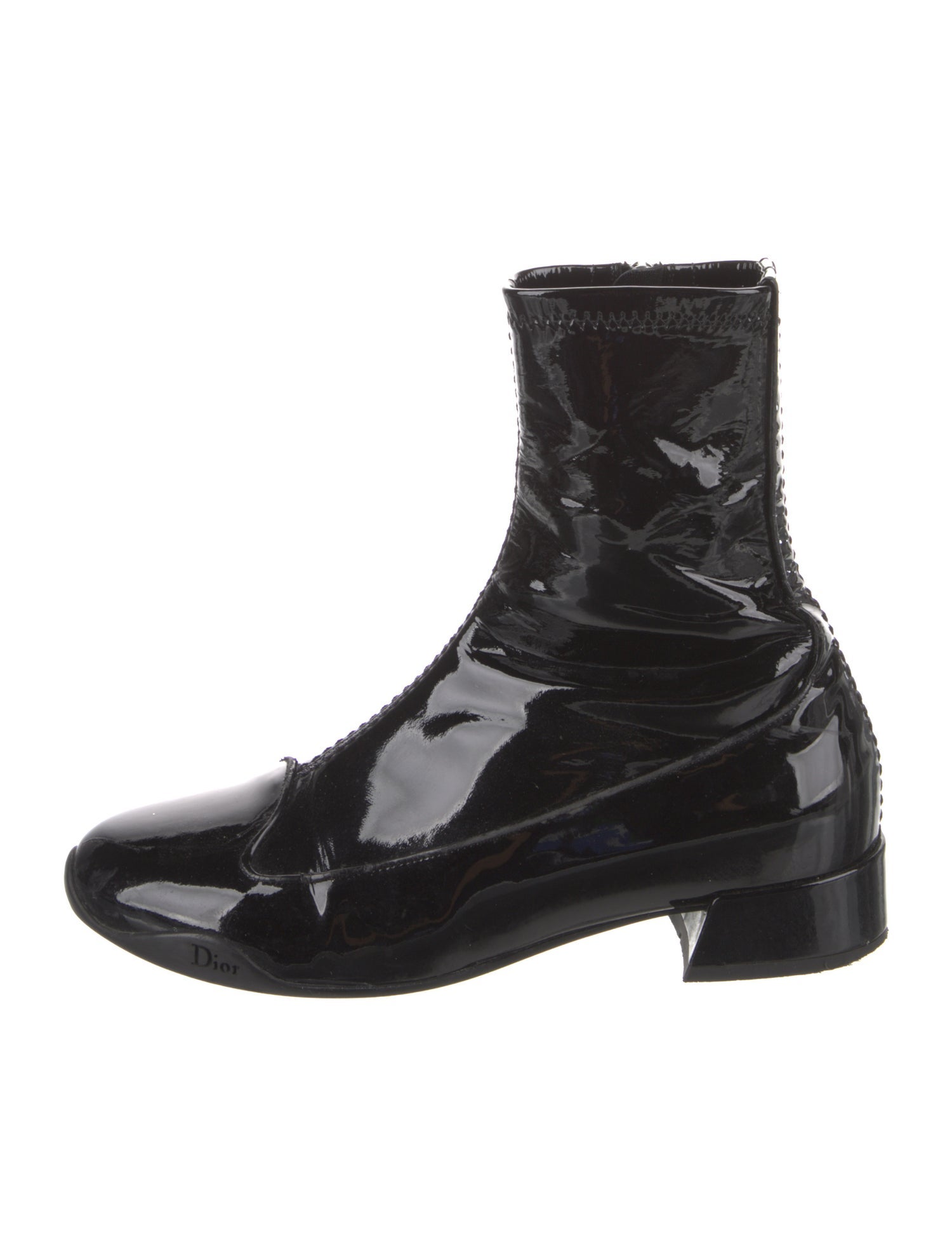 Christian Dior Leather Combat Boots
