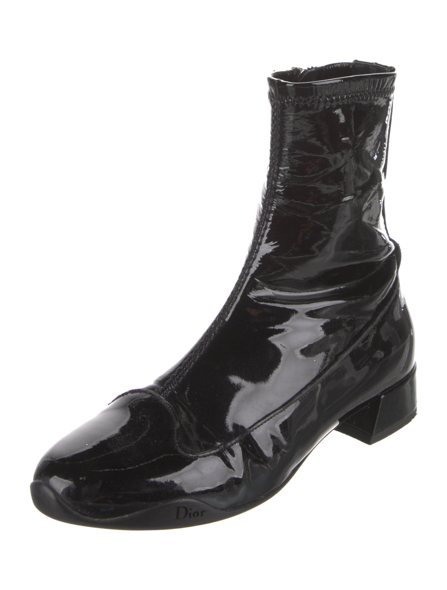 Christian Dior Leather Combat Boots