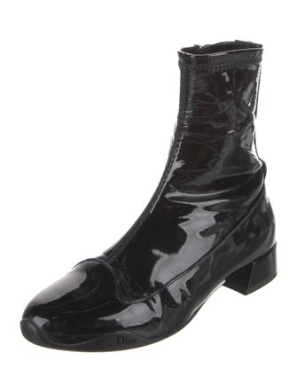 Christian Dior Leather Combat Boots