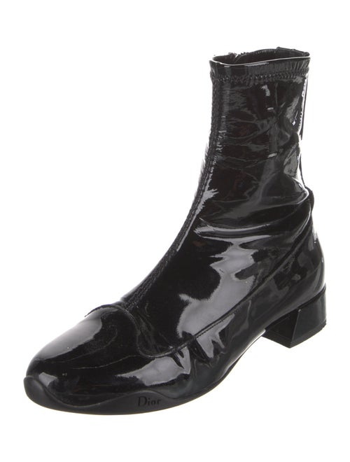 Christian Dior Leather Combat Boots