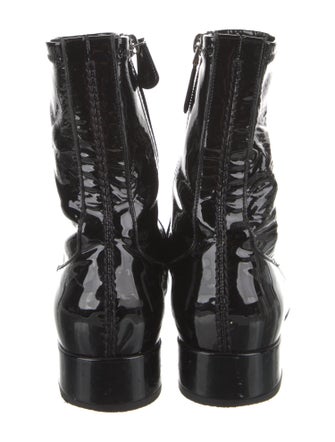Christian Dior Leather Combat Boots