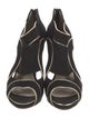 Christian Dior Suede Leather Trim Embellishment Sandals