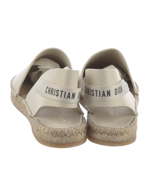 Christian Dior Leather Espadrilles