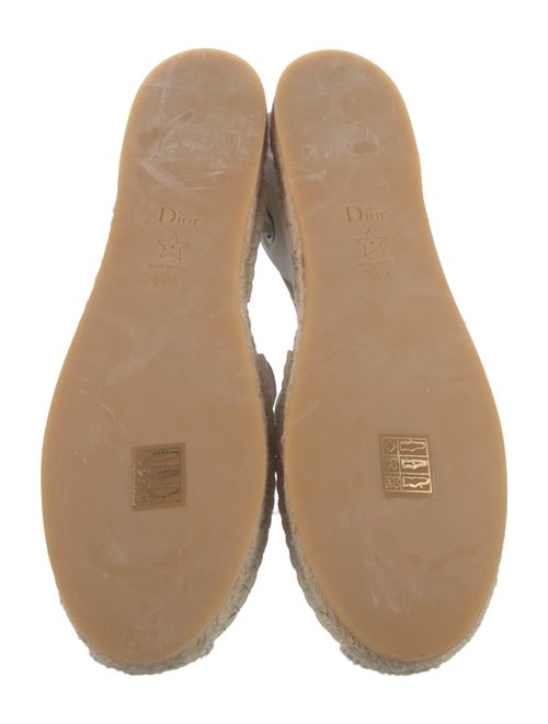 Christian Dior Leather Espadrilles