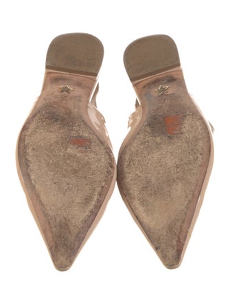 Christian Dior Patent Leather Printed Slingback Flats