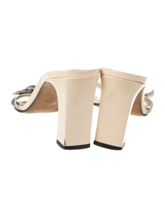 Christian Dior Denim Printed Slides